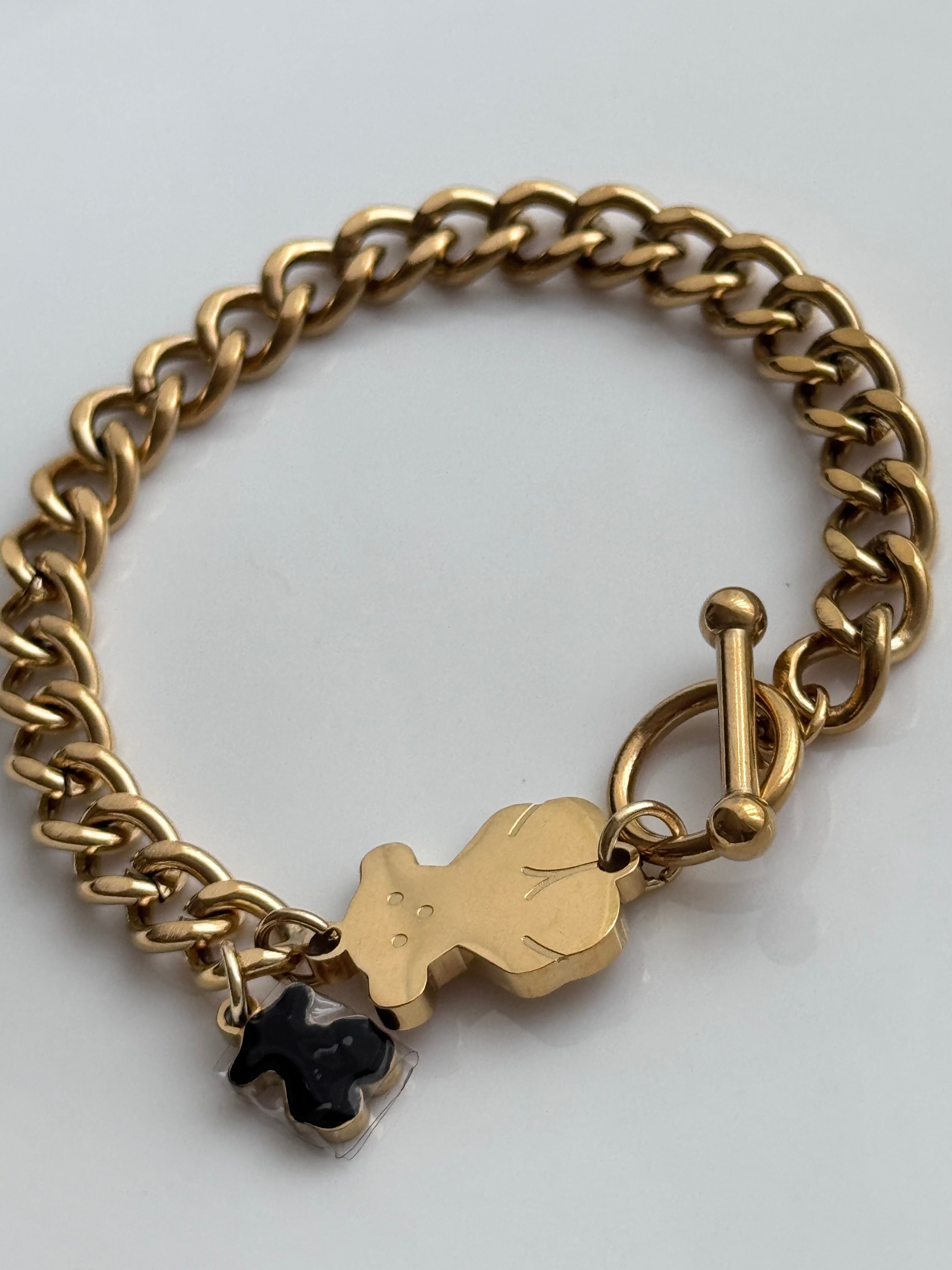 PULSERA CADENA OSO