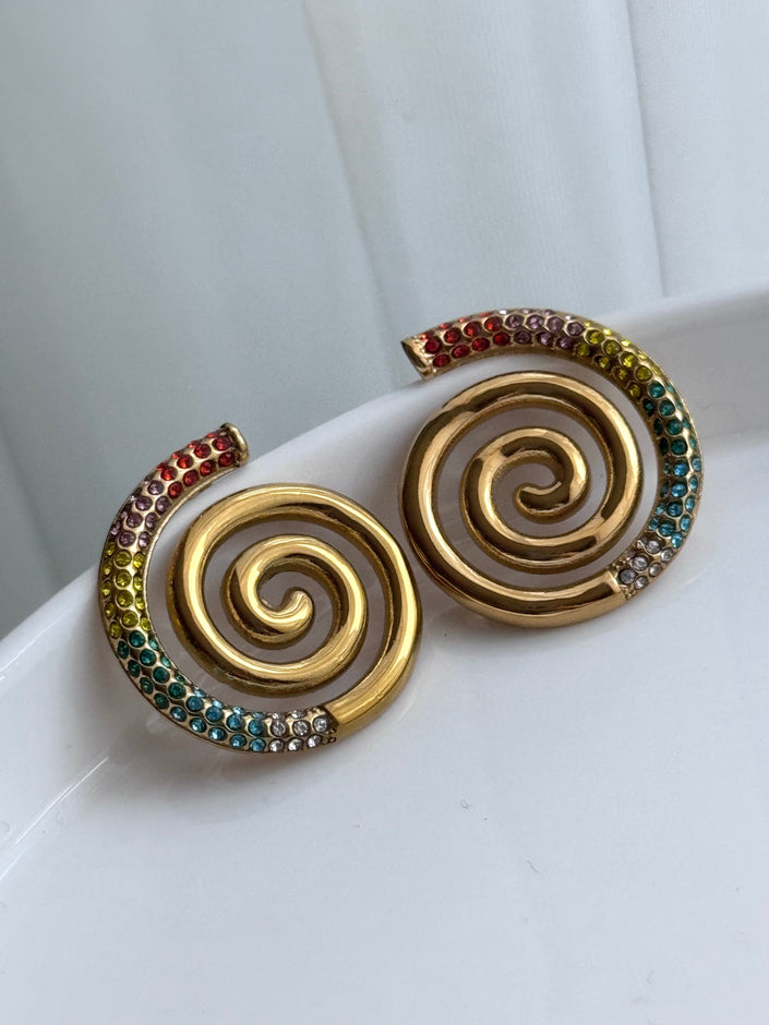 ARETE ESPIRAL CRISTAL MULTICOLOR