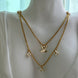 COLLAR FLOR PERLA LV