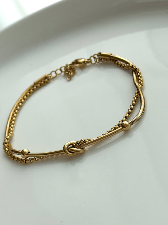 PULSERA DOBLE NUDO