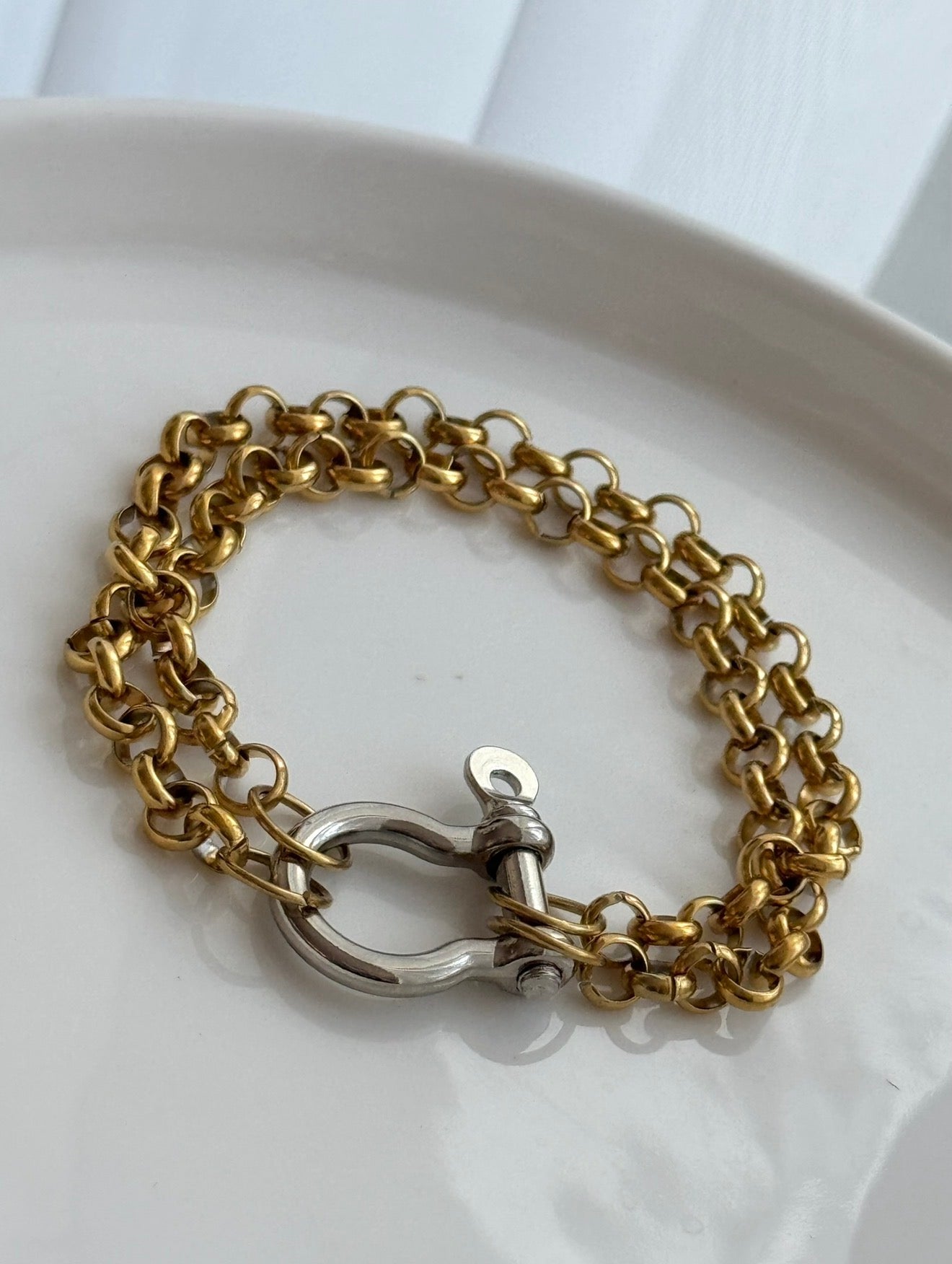 PULSERA DOBLE CADENA