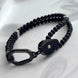 PULSERA BOLITAS NEGRA