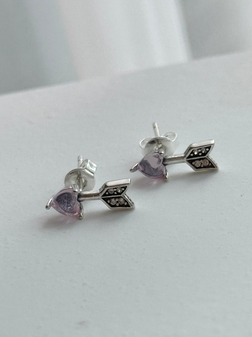 ARETE FLECHA CORAZON ROSA