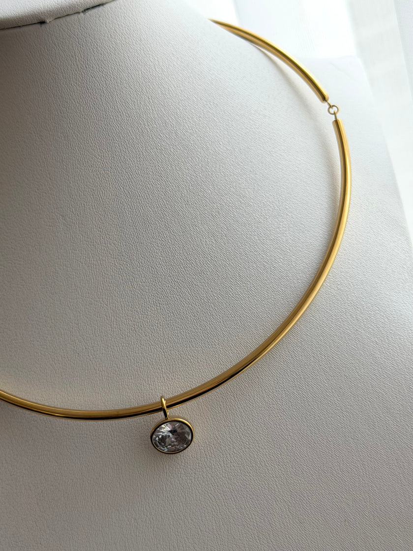 COLLAR ARO DIJE OVAL