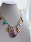 COLLAR CONCHA ROSA