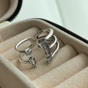 ANILLO ABIERTO CON ZIRCONIA