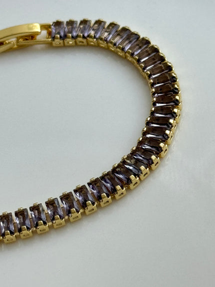 PULSERA TENNIS RECTÁNGULOS