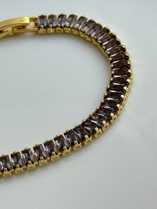 PULSERA TENNIS RECTÁNGULOS