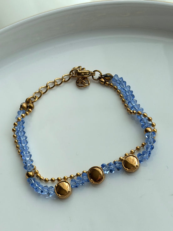 PULSERA CRISTAL AZUL