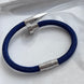 PULSERA CORREA AZUL CLAVO