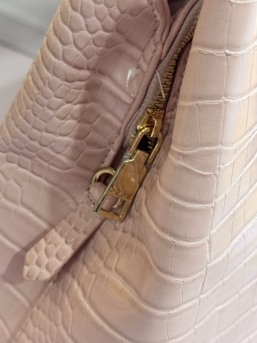 BOLSA BEBE AUBREY CROCO NUDE