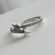 ANILLO FLECHA ROSA