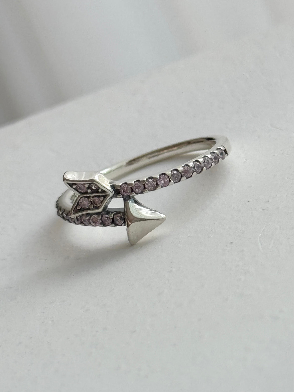 ANILLO FLECHA ROSA