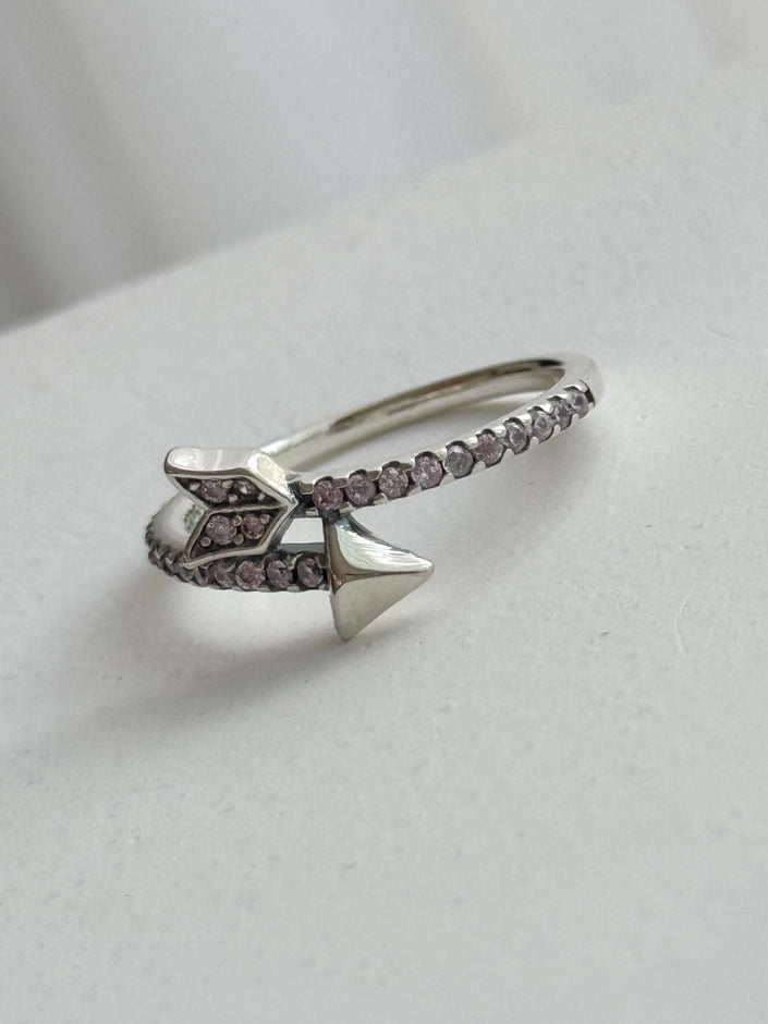 ANILLO FLECHA ROSA