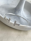 PULSERA DOBLE T ABIERTA