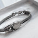 PULSERA ZIPPER PLATEADA