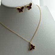 SET MARIPOSA ROJO