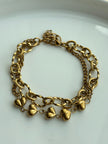 PULSERA DOBLE CORAZONES