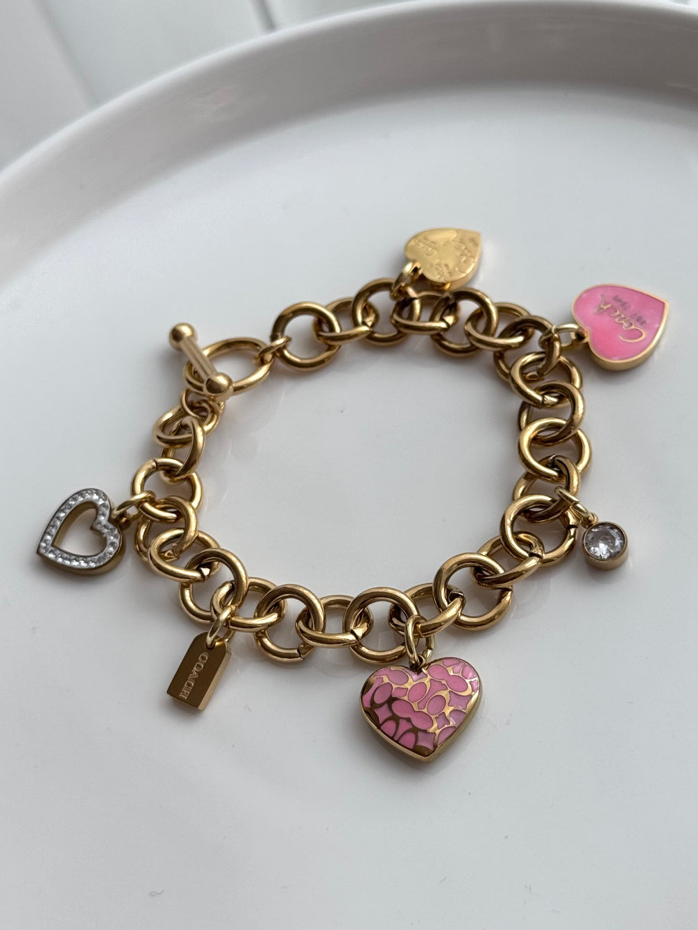 PULSERA DIJES ROSAS