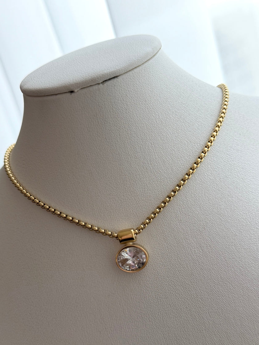 COLLAR DIJE ZIRCONIA
