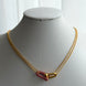 COLLAR ESLABÓN ROSA