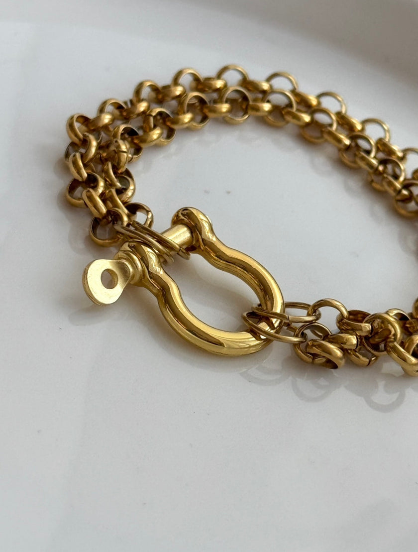 PULSERA DOBLE CADENA