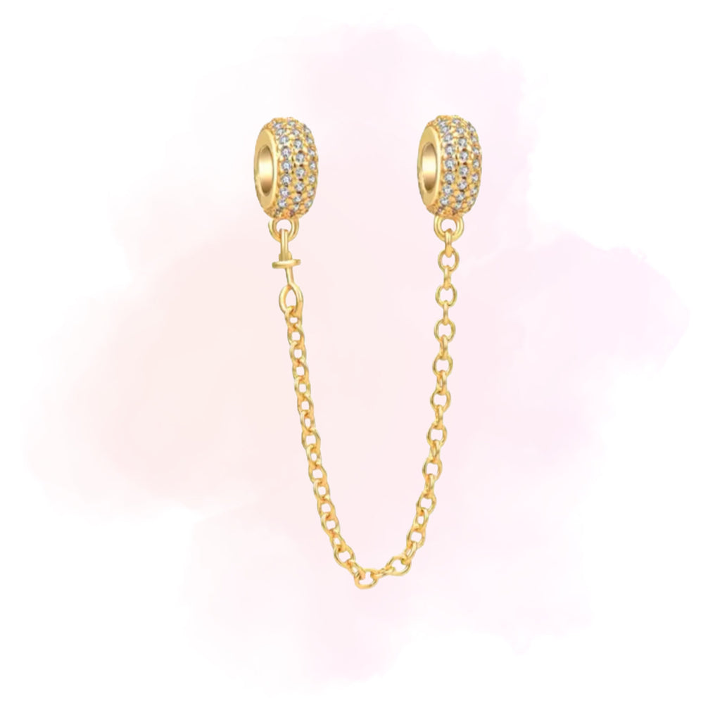 CHARM CON CADENA DORADO