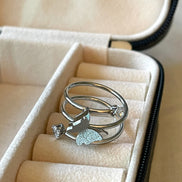 ANILLO ESPIRAL MARIPOSA