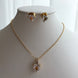 SET CORAZÓN CRISTAL