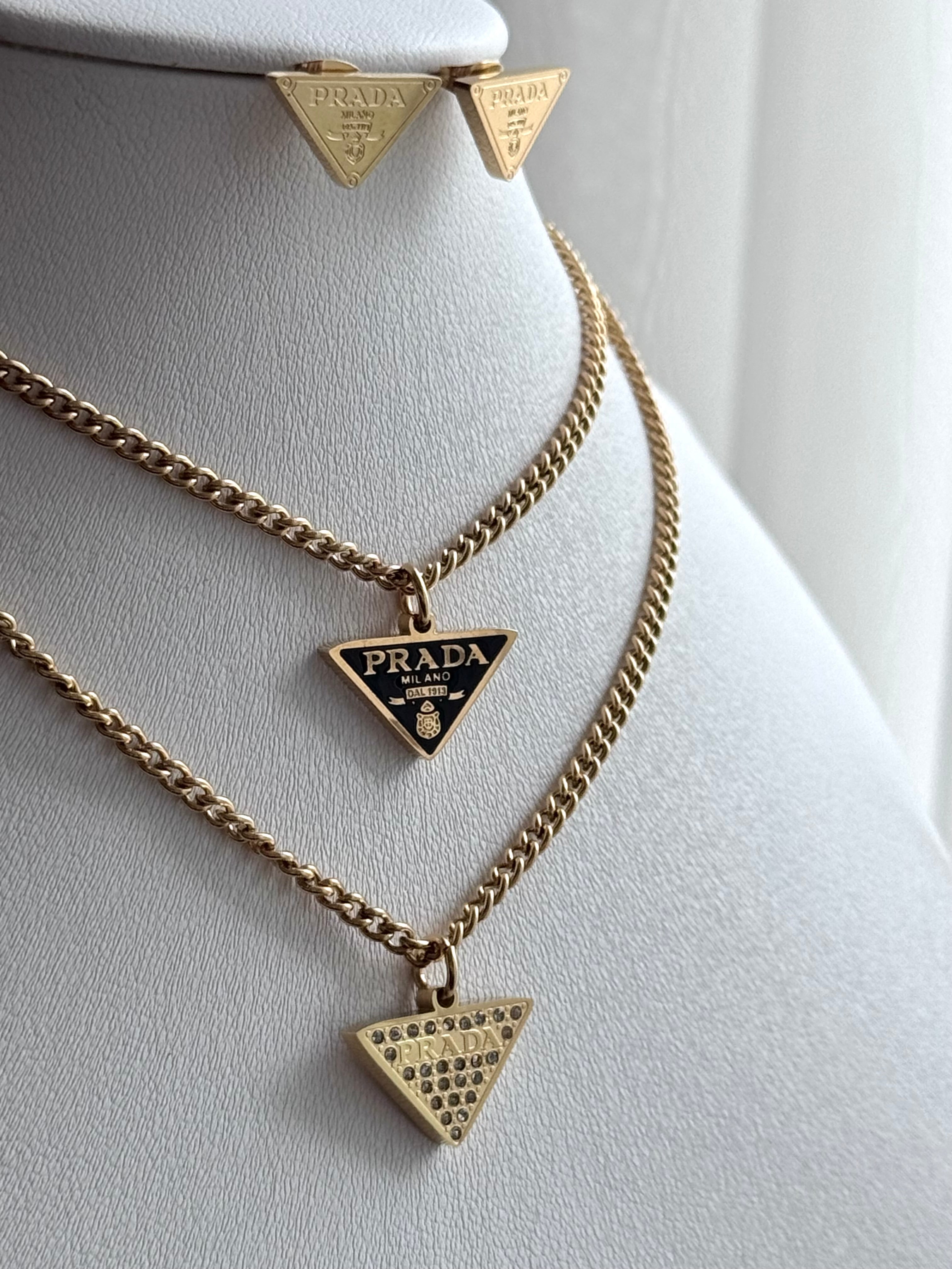 SET DOBLE CADENA DIJES NEGROS