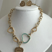 SET CORAZONES AZUL