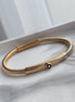 PULSERA FLEXIBLE ESPIRAL DORADO