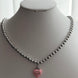 COLLAR CORAZON ROSA