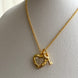 COLLAR CORAZÓN Y LLAVE