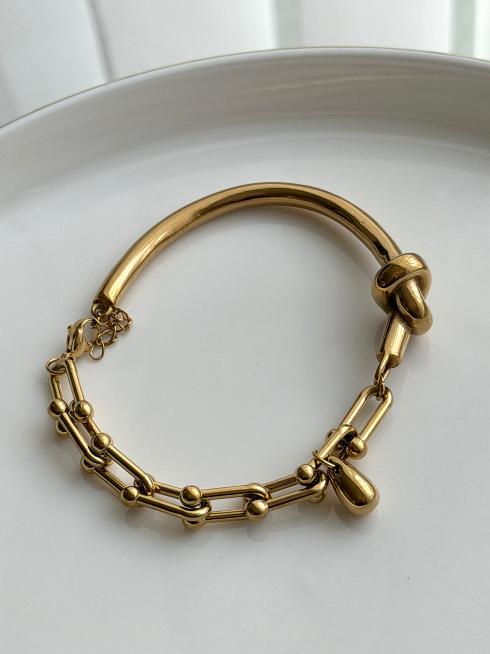 BRAZALETE NUDO ESLABÓNES