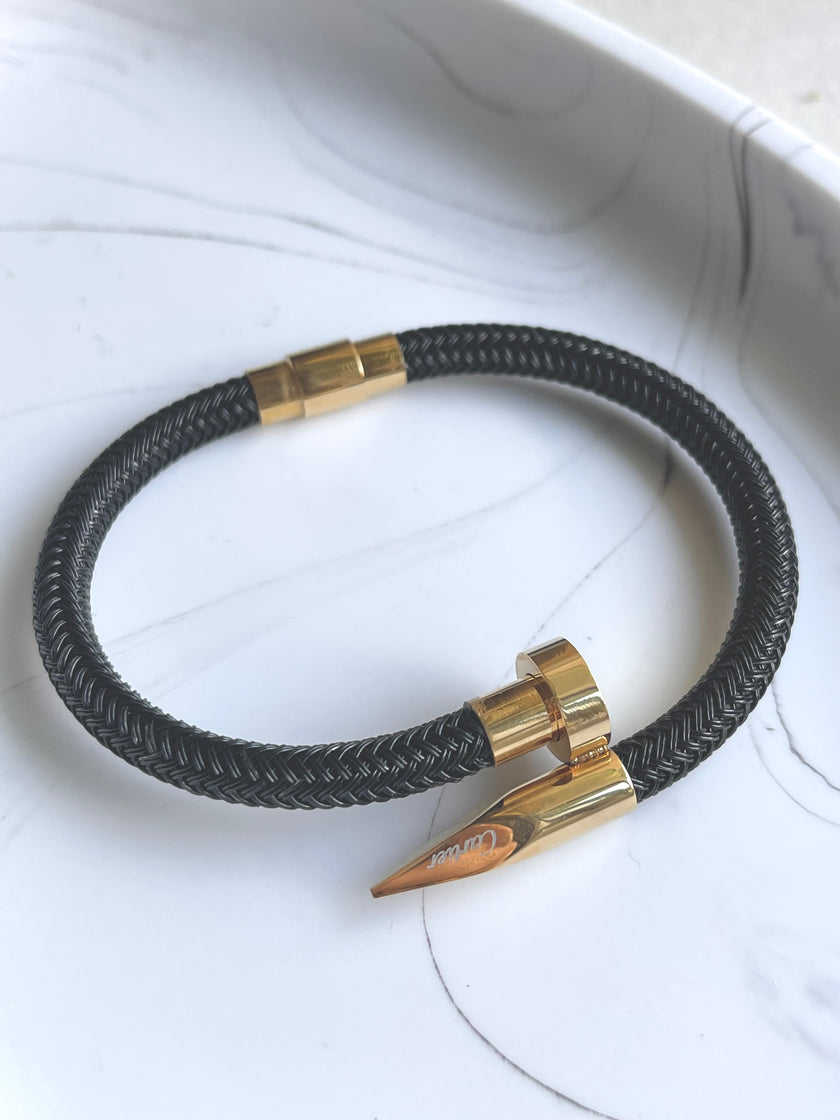 PULSERA CORREA CLAVO