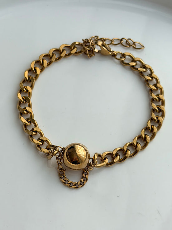 PULSERA CADENA BOLITA