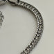 PULSERA TENNIS CON CADENA Y ZIRCONIAS