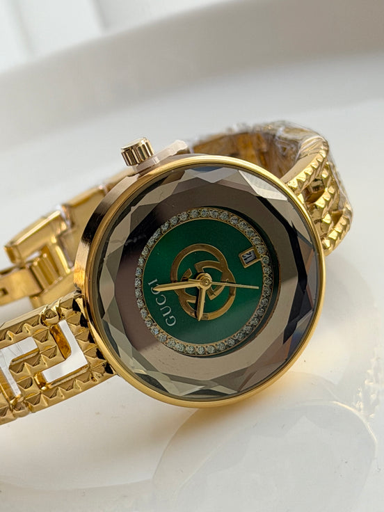 RELOJ GG CON CRISTAL