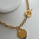COLLAR CADENA Y CORAZON