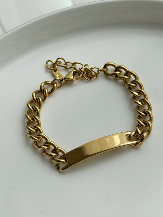 PULSERA PLACA