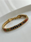 PULSERA TENNIS CON CADENA