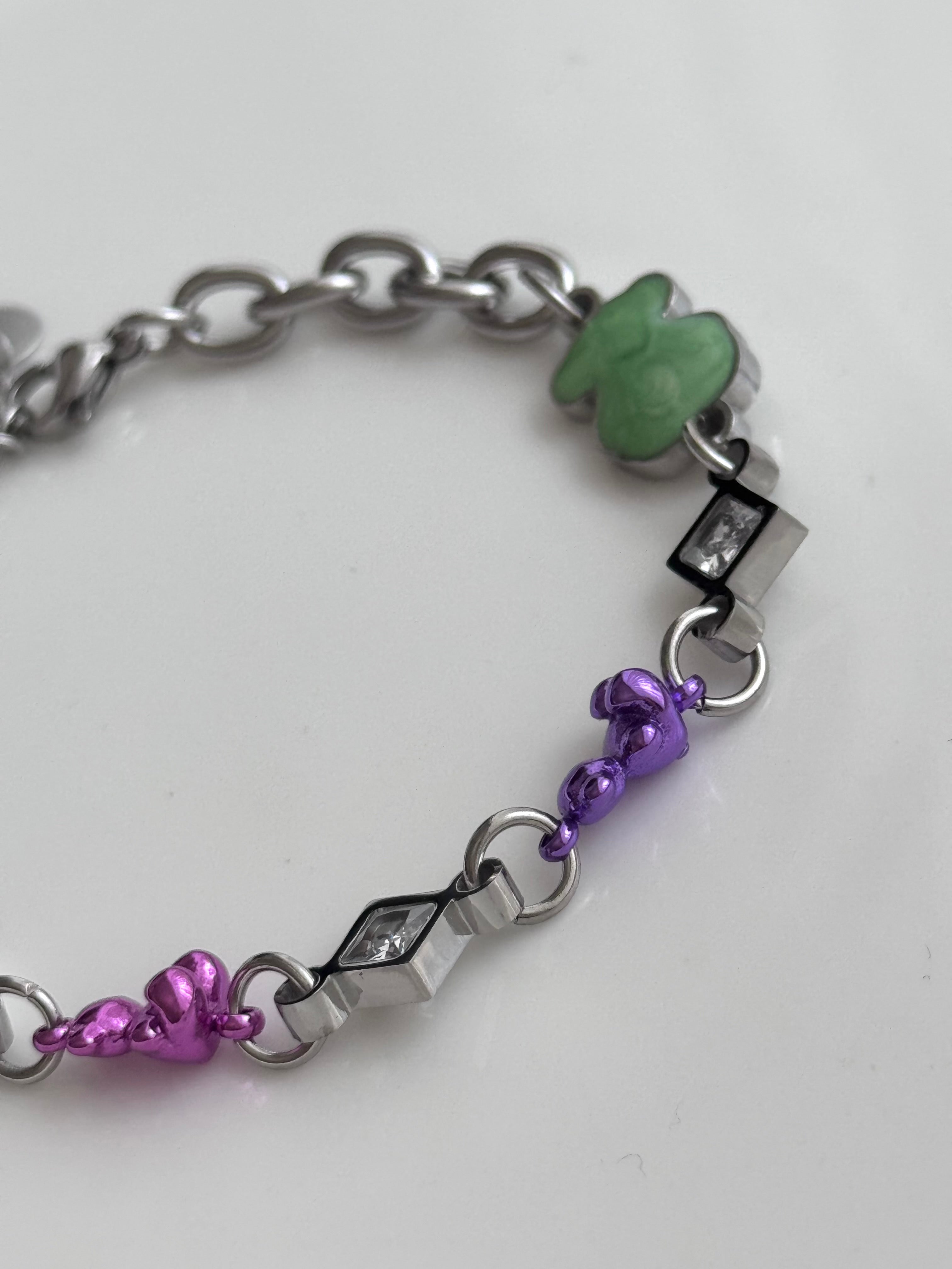 PULSERA OSITOS COLORES