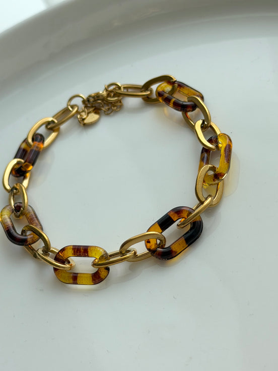 PULSERA ESLABÓN CAREY