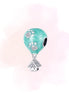 CHARM GLOBO HUELLITAS