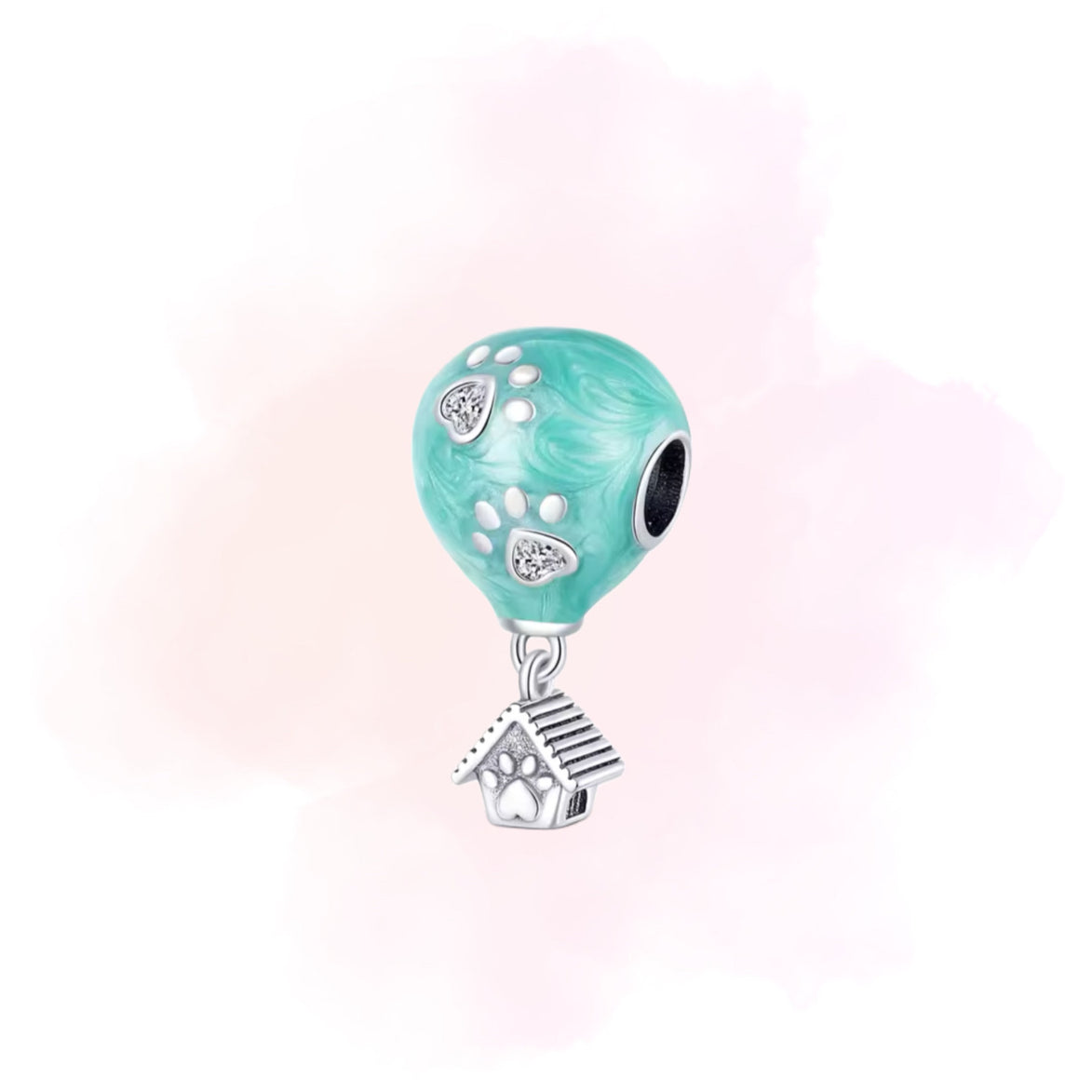 CHARM GLOBO HUELLITAS