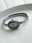RELOJ TIPO PULSERA CON CRISTAL