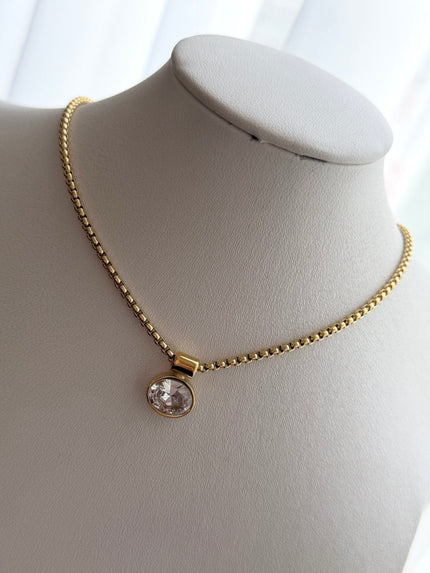 COLLAR DIJE ZIRCONIA