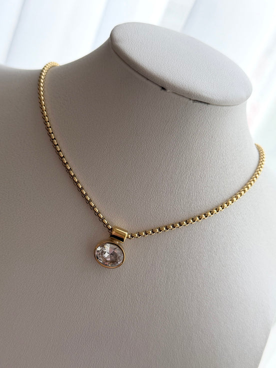 COLLAR DIJE ZIRCONIA