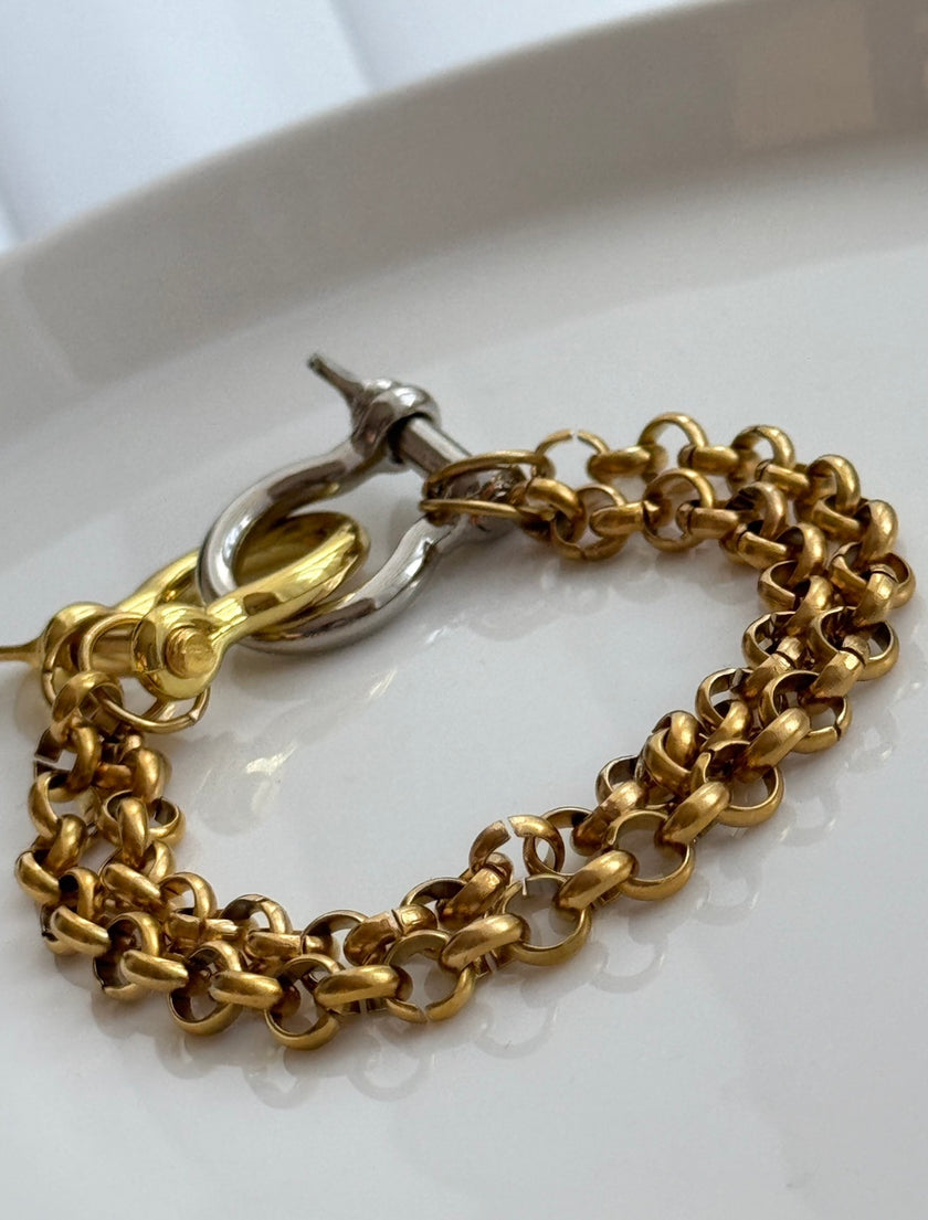 PULSERA DOBLE BROCHE